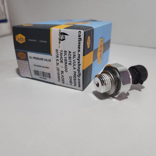 12616646/12616651 VALVULA PRESIÒN ACEITE CHEVROLET SILVERADO / TAHOE / BLAZER MTR 5.3L (D1846A)