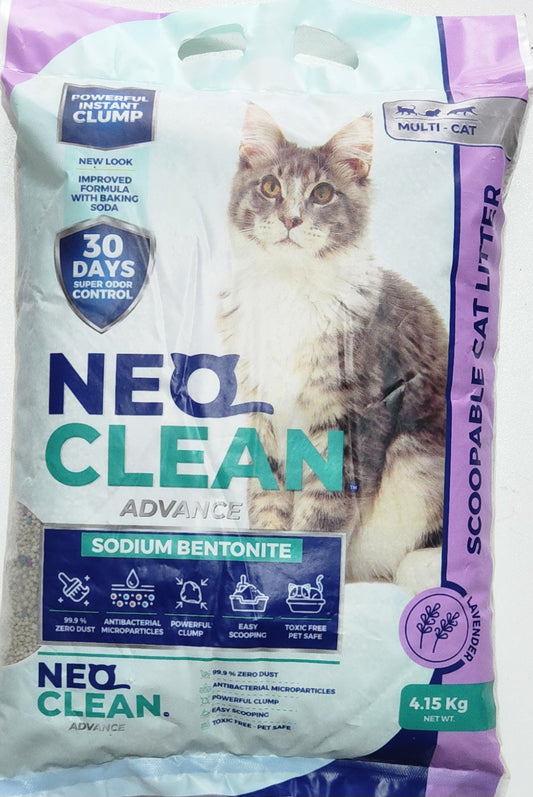 NEO CLEAN ADVANCE 4.15 kg$,  LAVANDA, ARENA SODIUM BENTONITE
