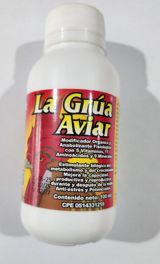la Grúa Aviar Vitaminas en Jarabe Via Oral Cont 100 ml
