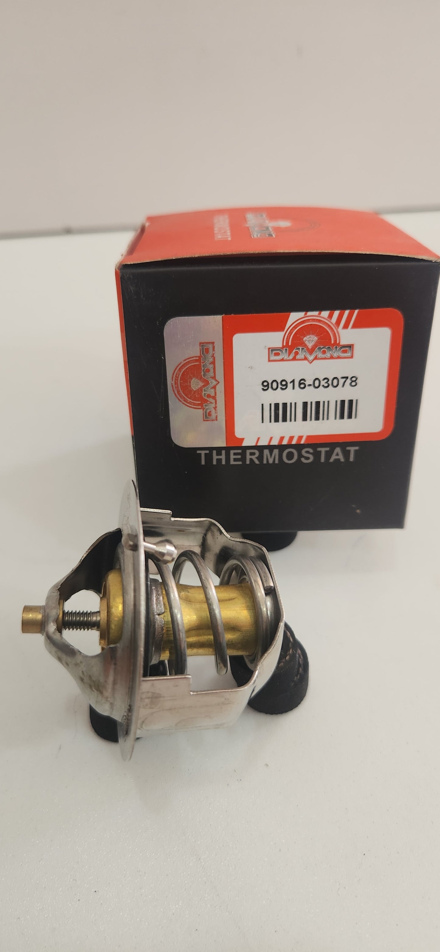 90916-03078 VÁLVULA TERMOSTATO PARA REFRIGERANTE DIAMOND TOYOTA HILUX 22R / L / 2L / 3L MOTOR 2.4 L(WV52TA - 88)