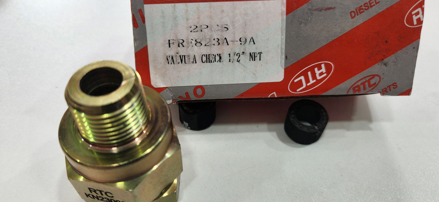 Fre823a-9a VÁLVULA CHECK SISTEMA DE FRENO DE AIRE RTC 1/2" NPT