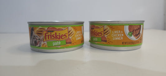 FRISKIES PATE LIVER & CHICKEN DINNER 156 g$