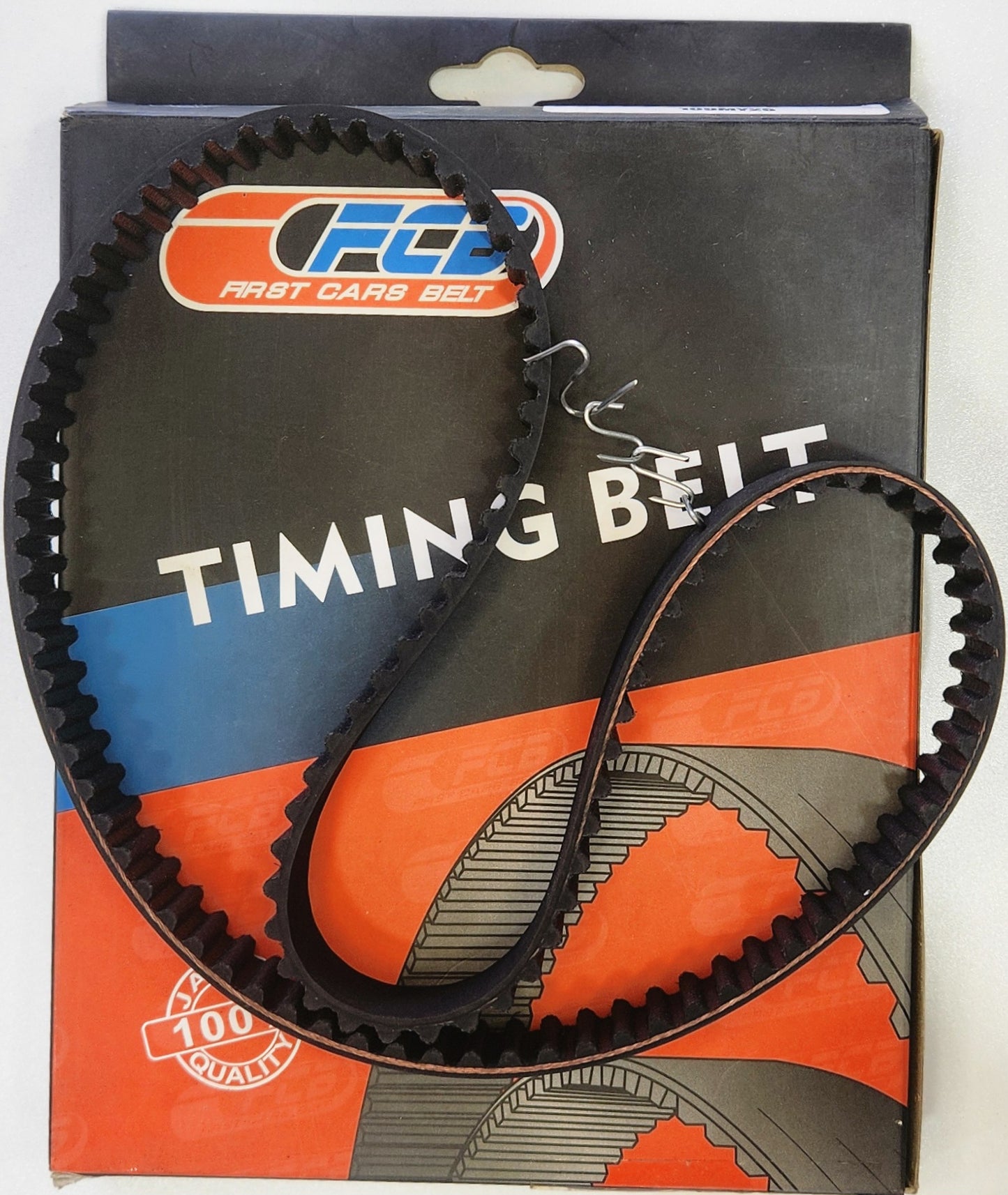 96610029 CORREA DE TIEMPO FCB MITSUBHI LANCER 1.6LTS 02-14 / ZOTYE NOMADA 1.6LTS 07-12 CHEVROLET SPARK 1.0LTS /1.2LTS 03-09; 109 DIENTES Y 25 MM DE ANCHO