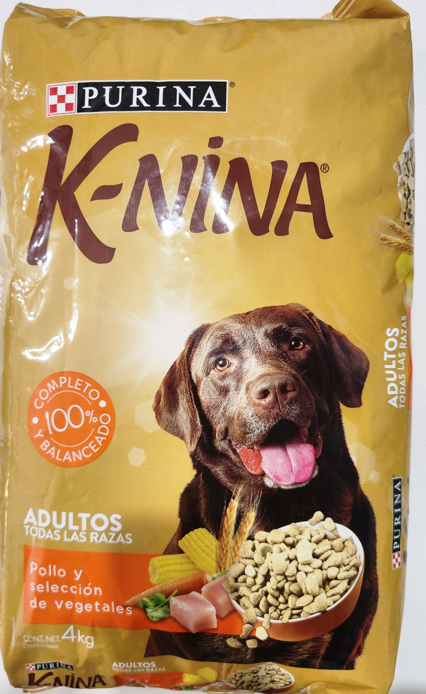 K-NINA, 4 kg, Pollo y Vegetales,  PURINA