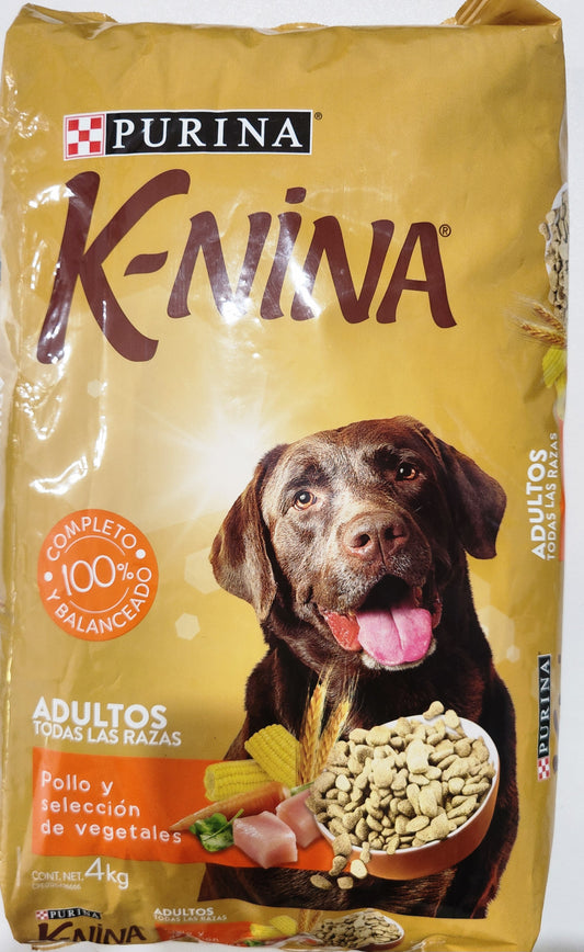 K-NINA, 4 kg, Pollo y Vegetales,  PURINA