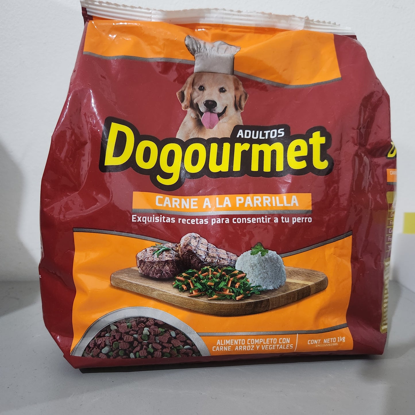 Dogourmet 1 kg Carne A La Parrilla Adulto