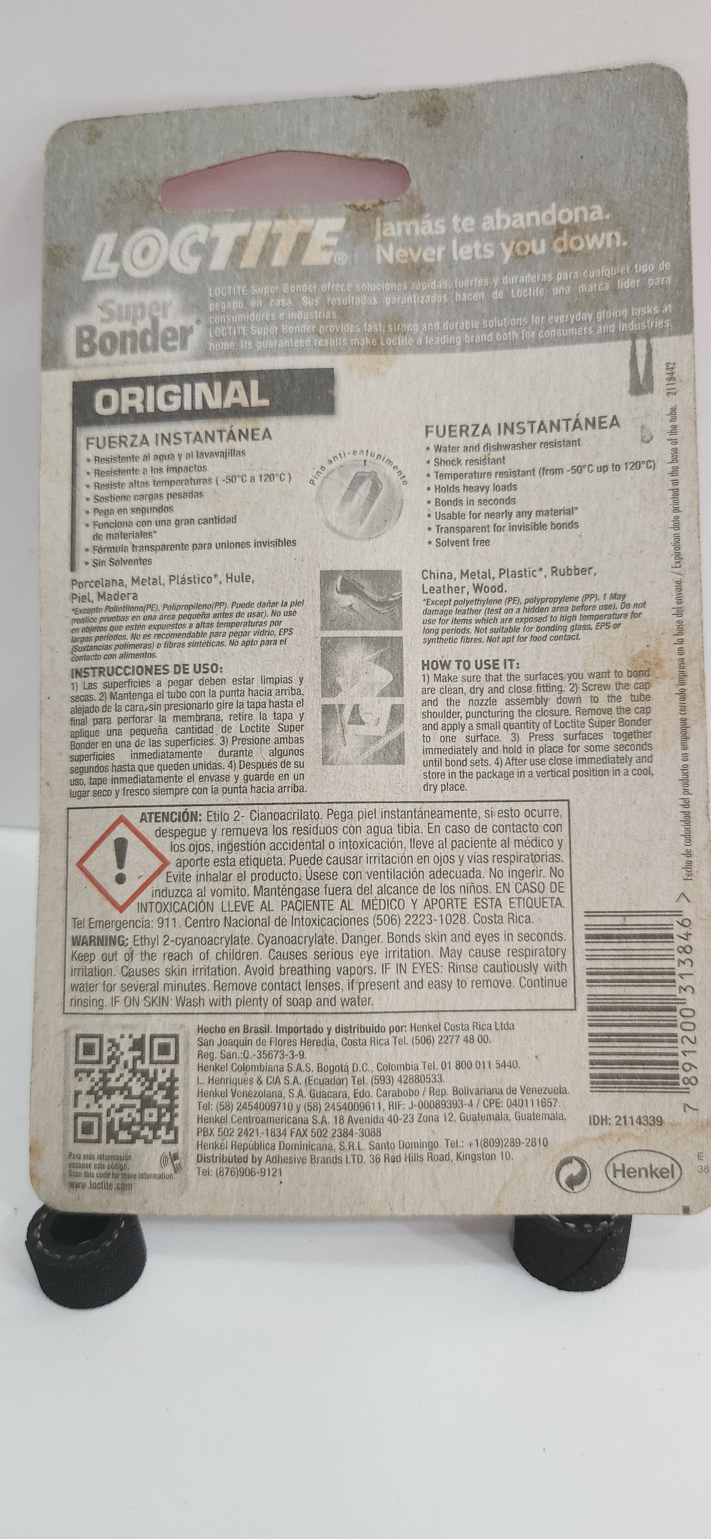 SUPER BONDER PEGAMENTO INSTANTANEO LOCTITE 3 g