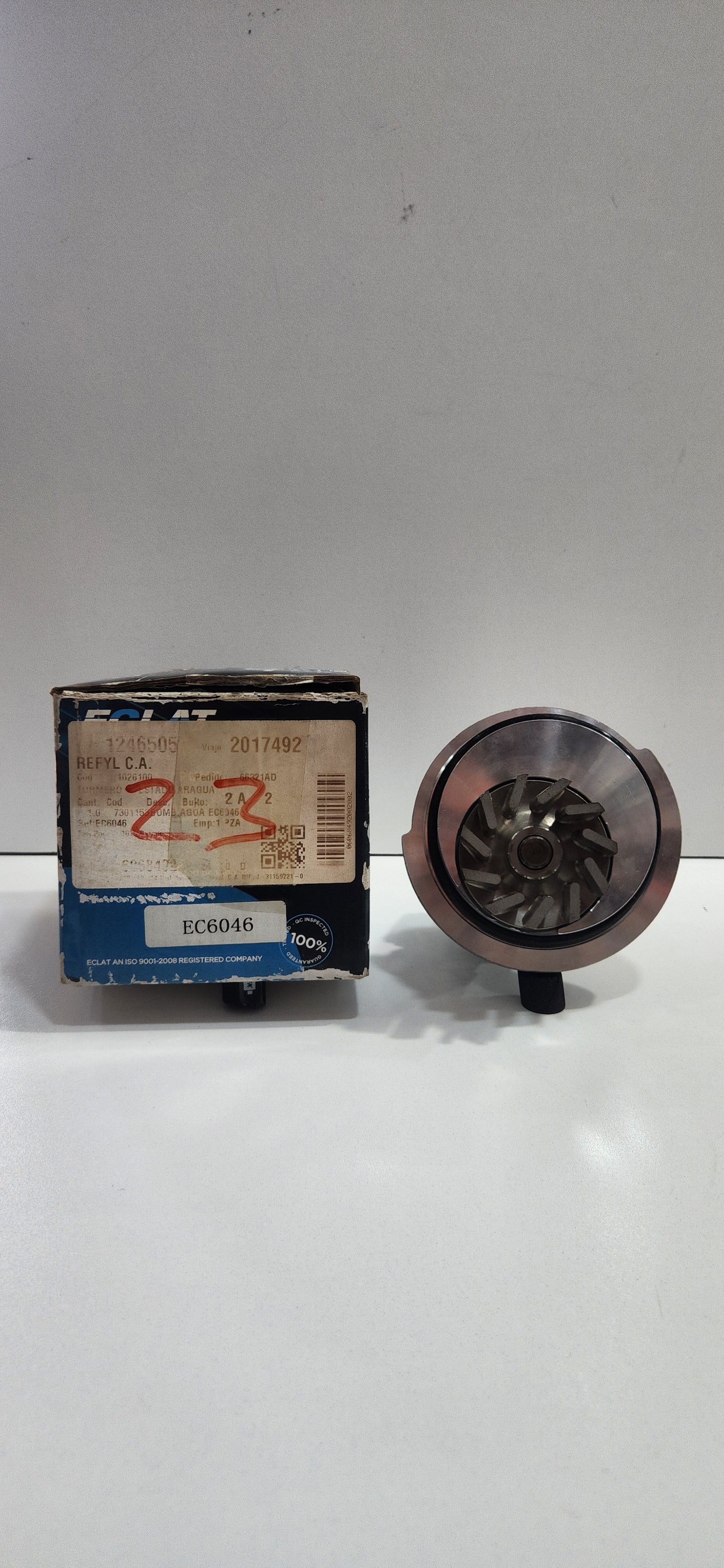 BOMBA DE AGUA CHEVROLET ECLAT AVEO 1.6 DOHC