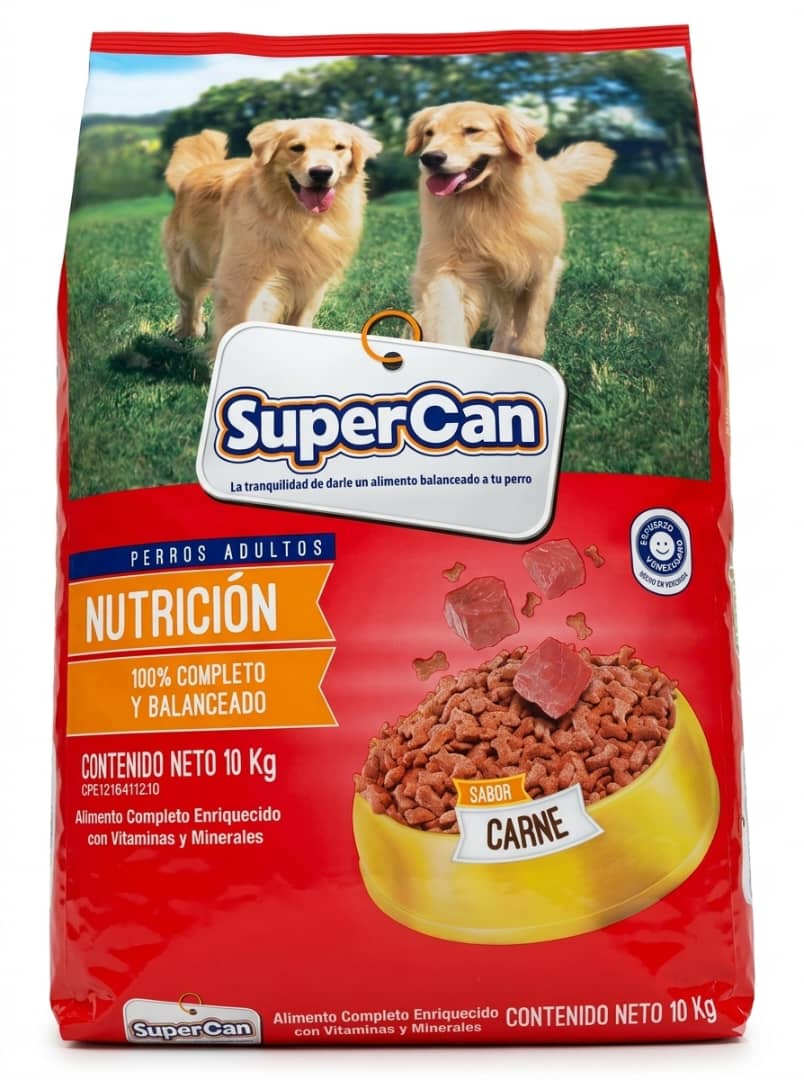 Super Can ADULTO 10 kg, Carne, SACO