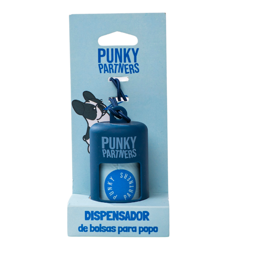 Dispensador x1 rollo azul punky partners
